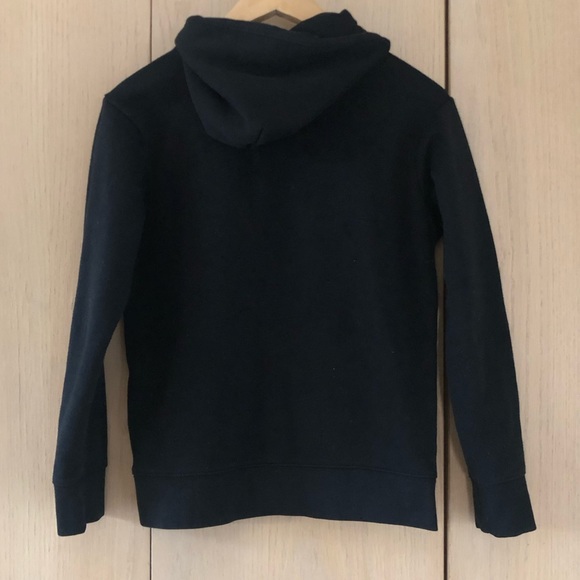 Jordan Jumpman + Nike Iridescent Logo Black Pullover Hoodie Big Boys L 12-13 Yrs - Picture 2 of 10